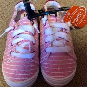 Brand new girls canvas sneakers